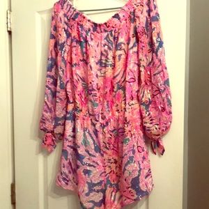 Lilly Pulitzer Myri Romper- size Large